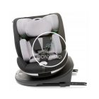 4 BABY Vel-Fix 40-150 cm I-SIZE biztonsági gyerekülés - Black