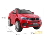 BMW X6M elektromos gyermekautó – Metálpiros