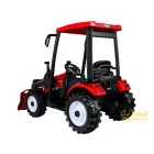 XXL elektromos traktor utánfutóval - Piros - 24V - 2×200W